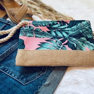 Tropical Jute Handbag